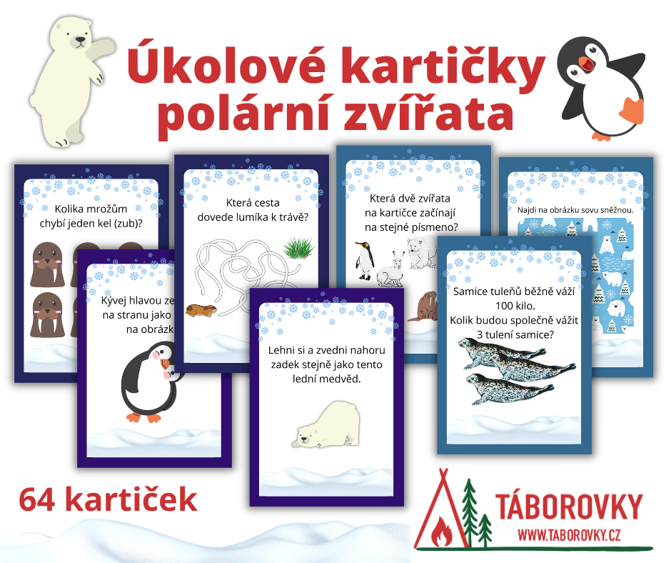 Hledací stezka/bojovka polární zvířata 